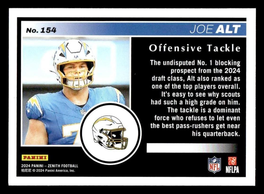 2024 Panini Zenith #154 Joe Alt Two Minute Drill