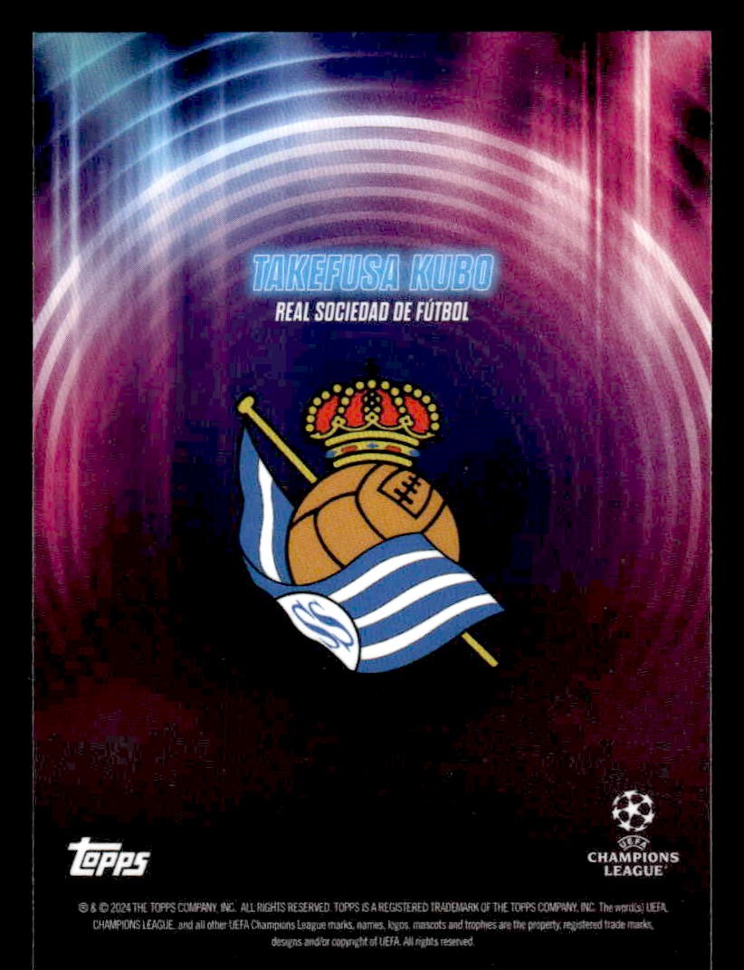 2023-24 Topps Showtime UEFA Club Competitions #NNO Takefusa Kubo