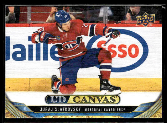2024-25 Upper Deck #C-54 Juraj Slafkovsky UD Canvas