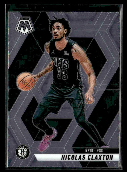2024-25 Panini Mosaic #106 Nicolas Claxton
