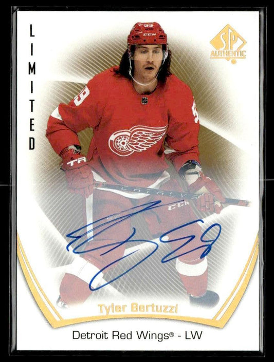 2021-22 SP Authentic #26 Tyler Bertuzzi Limited Autographs