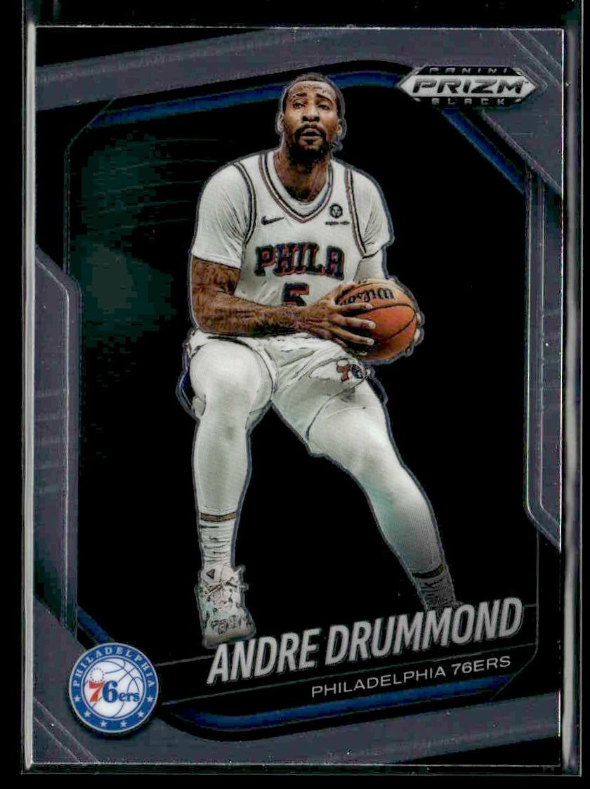 2024-25 Panini Prizm Black #114 Andre Drummond