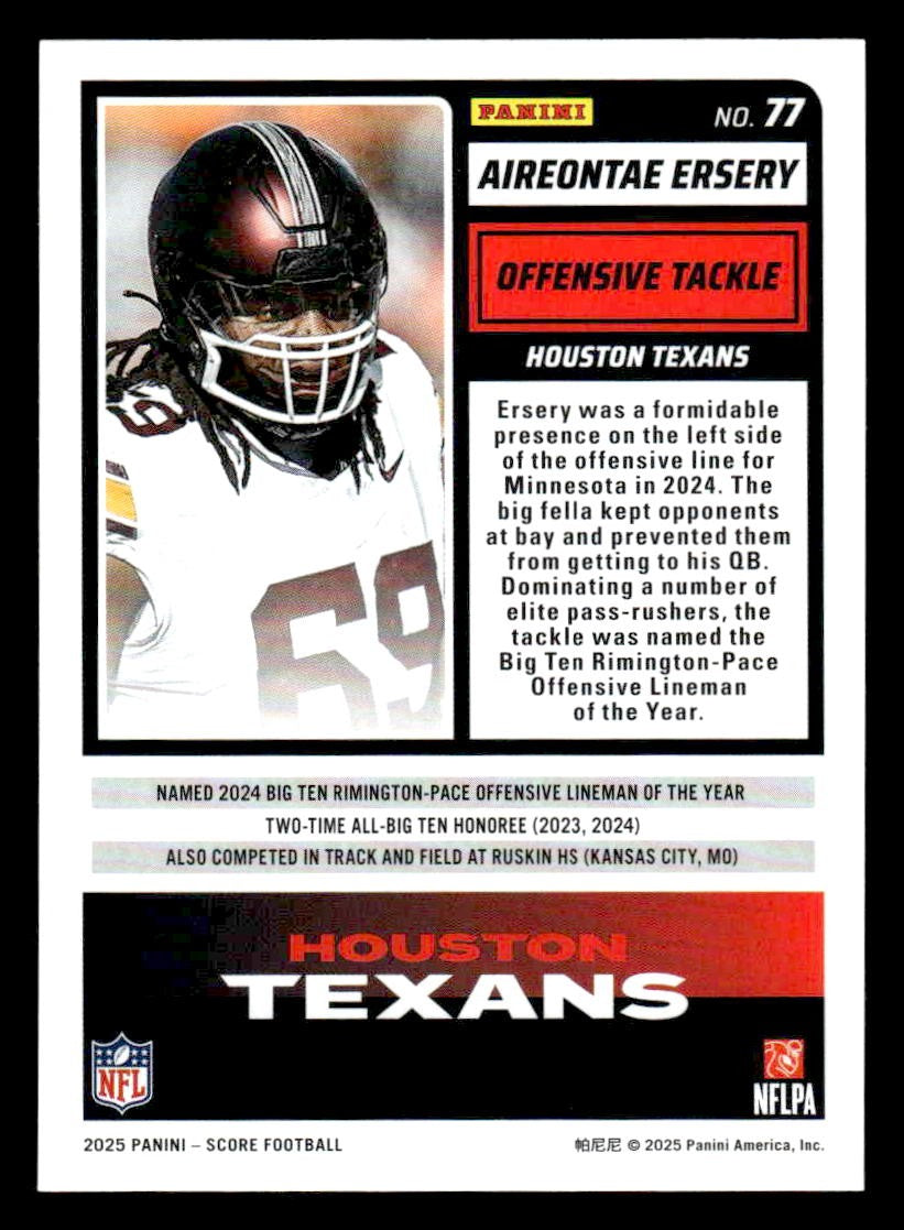 2025 Score-A-Treat #77 Aireontae Ersery