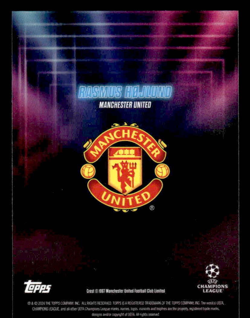 2023-24 Topps Showtime UEFA Club Competitions #NNO Rasmus Højlund