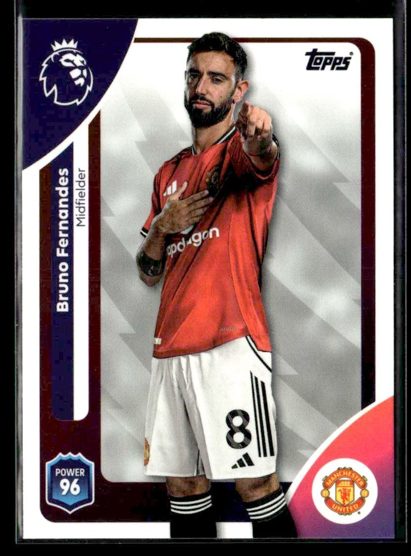 2025-26 Topps Premier League #208 Bruno Fernandes