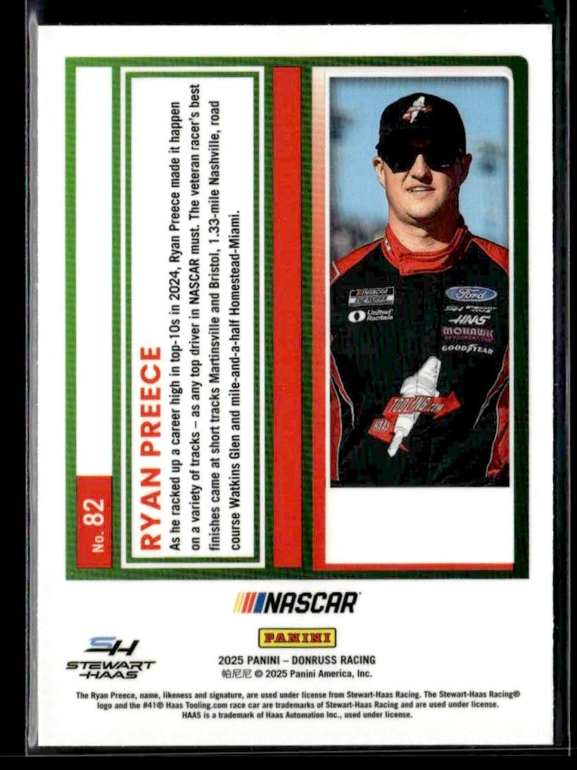 2025 Donruss #82 Ryan Preece Optic