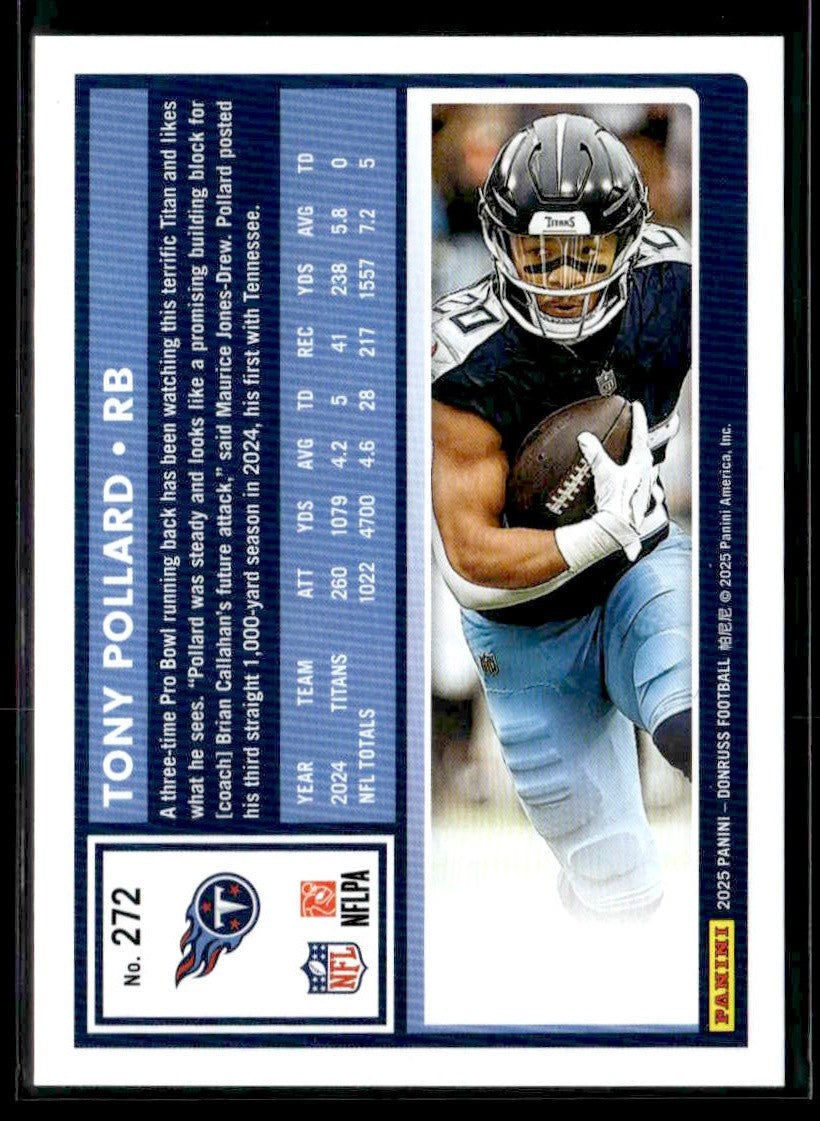 2025 Donruss #272 Tony Pollard