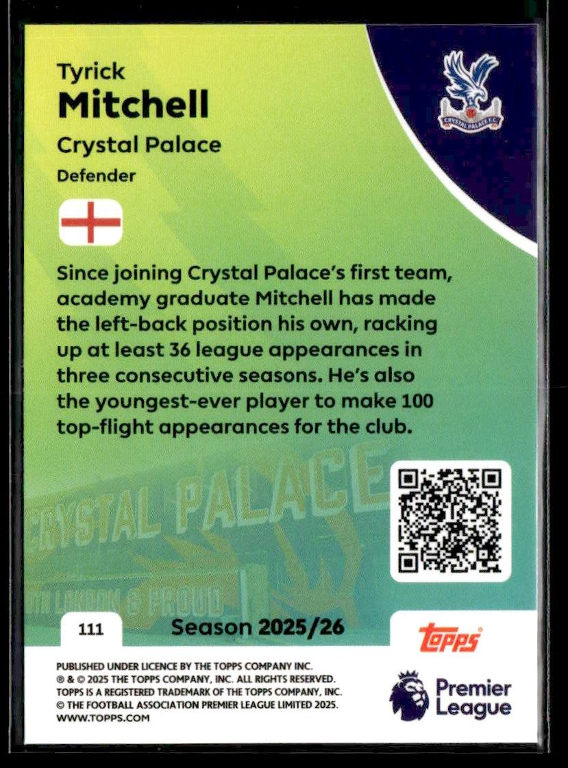 2025-26 Topps Premier League #111 Tyrick Mitchell