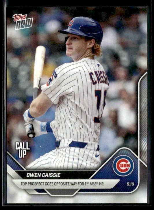 2025 Topps Now #579 Owen Caissie 1st MLB HR