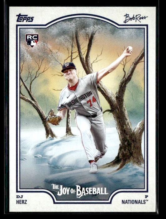 2025 Topps x Bob Ross: The Joy of Baseball #76 DJ Herz