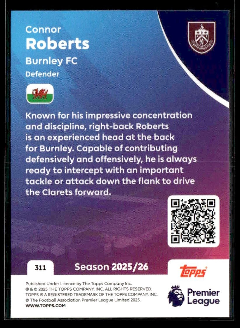 2025-26 Topps Premier League #311 Connor Roberts