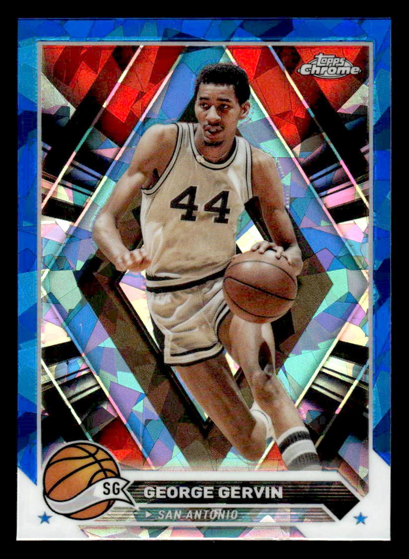 2023-24 Topps Chrome Sapphire Edition #75 George Gervin