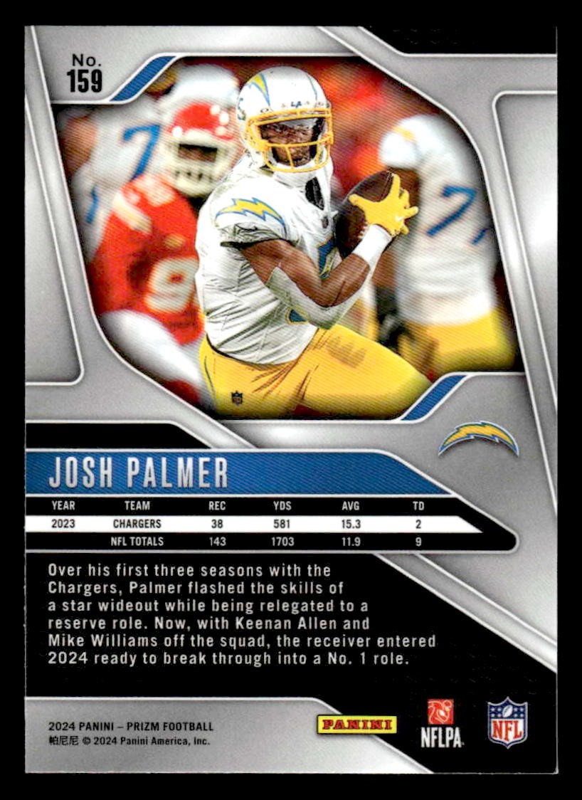 2024 Panini Prizm #159 Josh Palmer