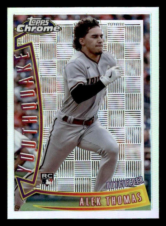 2022 Topps Chrome Sonic #YQ-29 Alek Thomas 1996 Youthquake