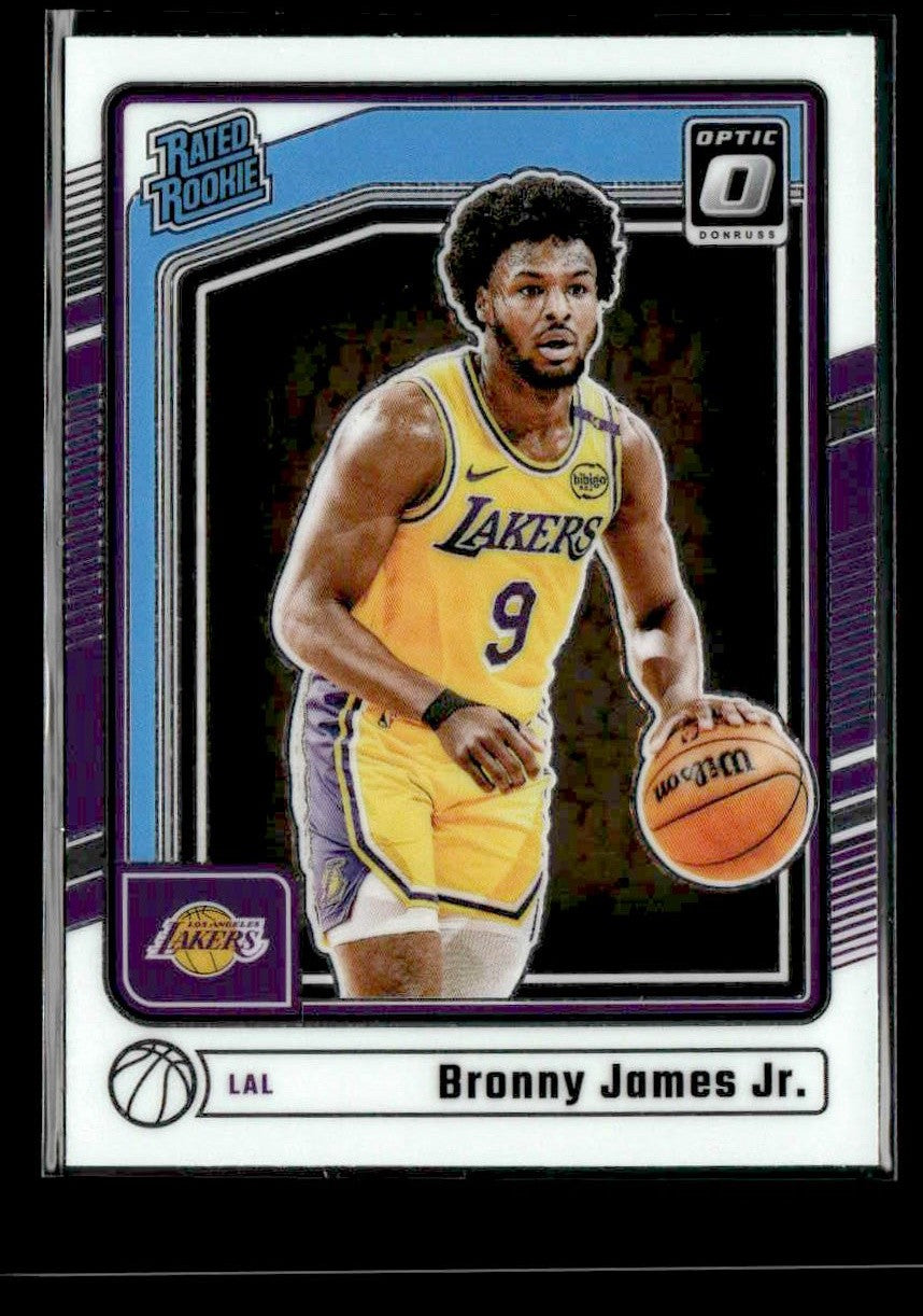 2024-25 Donruss Optic #282 Bronny James Jr.