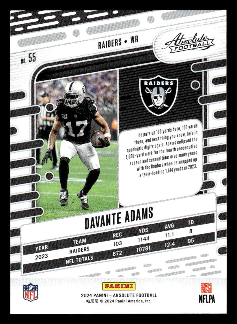 2024 Panini Absolute #55 Davante Adams Retail