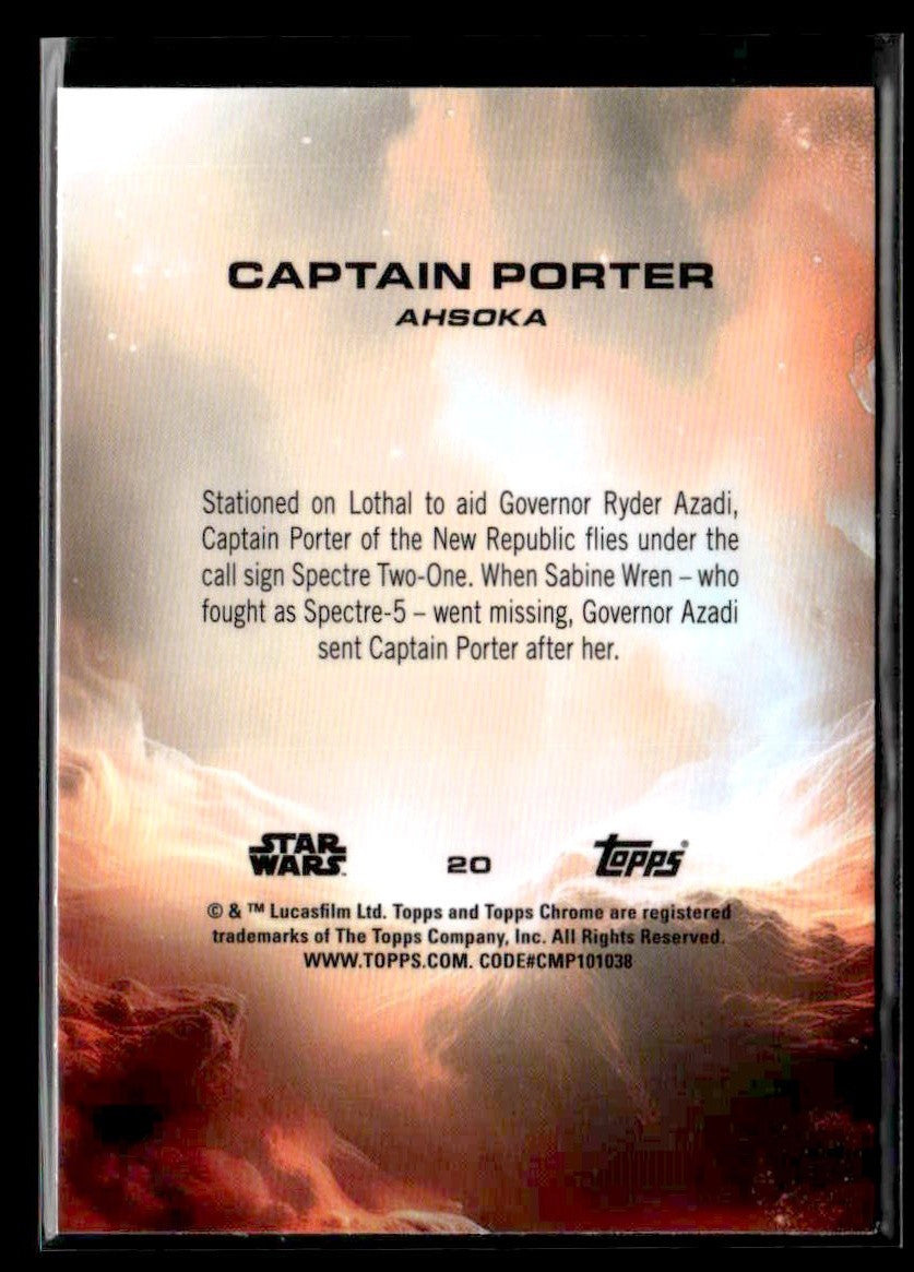 π Captain Porter β 2025 Topps Chrome Star Wars #20 π