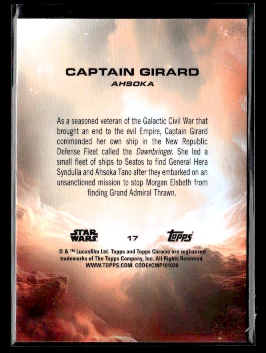 π Captain Girard β 2025 Topps Chrome Star Wars Debut #17 π