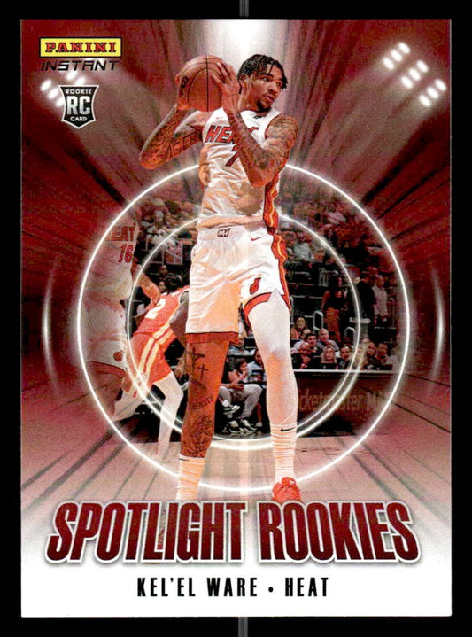 2024-25 Panini Instant NBA Spotlight Rookies #SR.15 Kel'el Ware