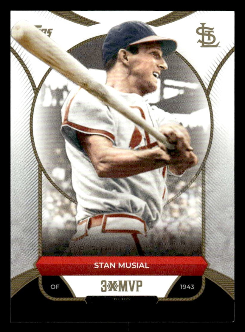 2025 Topps Welcome to the Club: 3 Times MVP #28 Stan Musial
