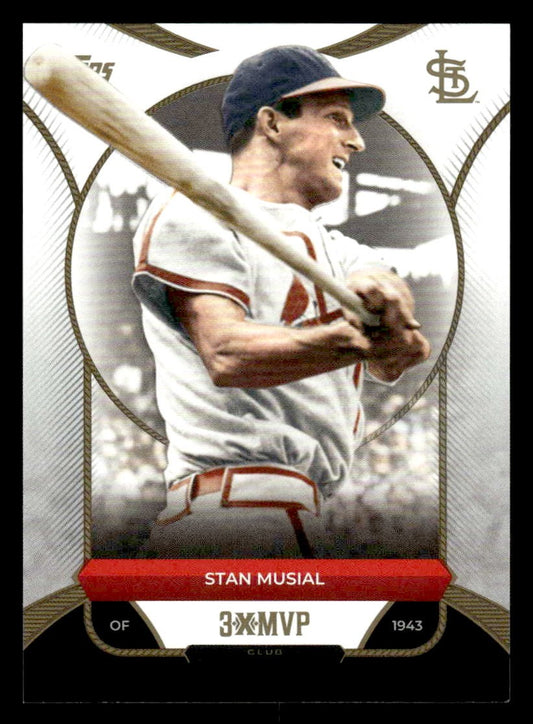 2025 Topps Welcome to the Club: 3 Times MVP #28 Stan Musial