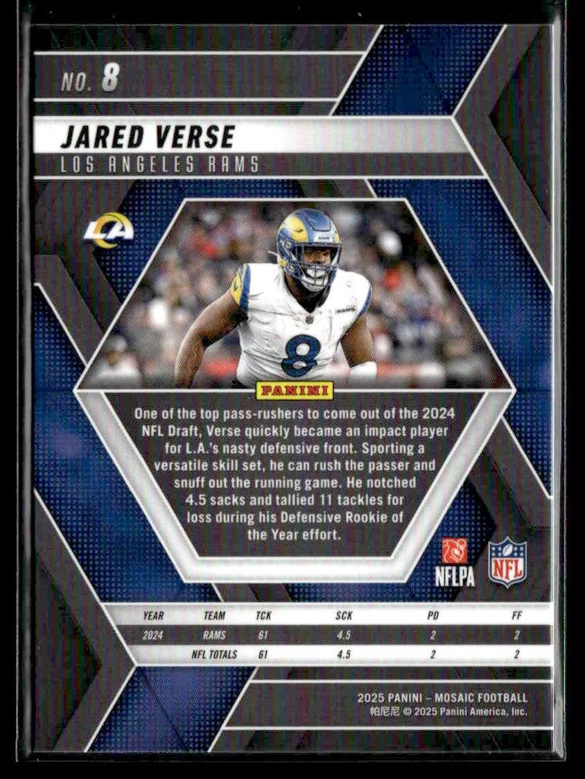 2025 Panini Mosaic #8 Jared Verse