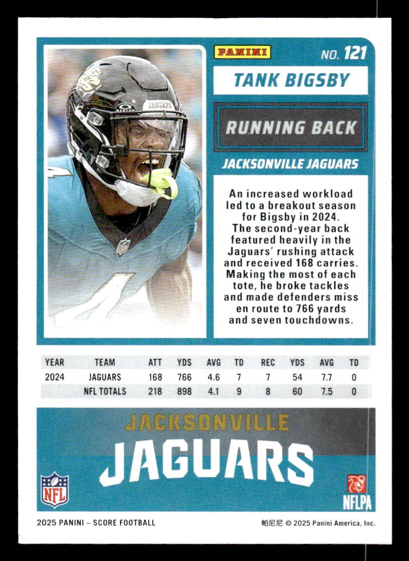 2025 Score #121 Tank Bigsby