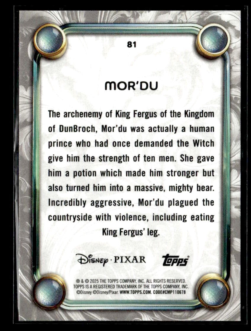 2025 Topps Disney Wonder #81 Mor'Du