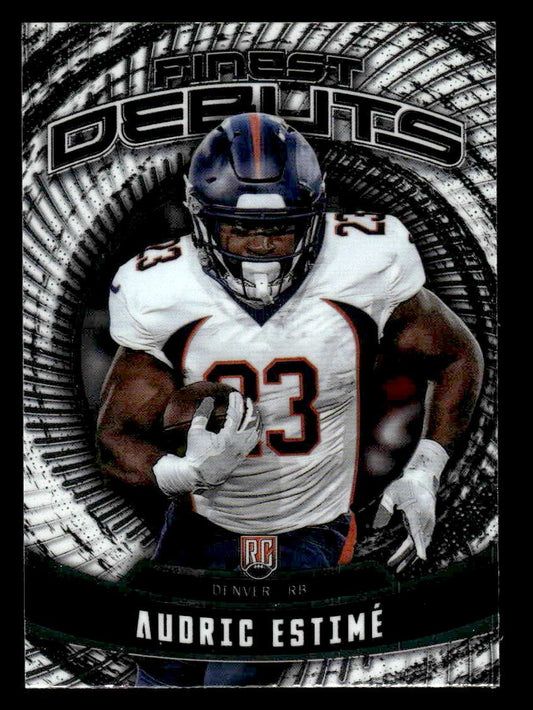 2024 Finest #D-21 Audric Estimé Debut