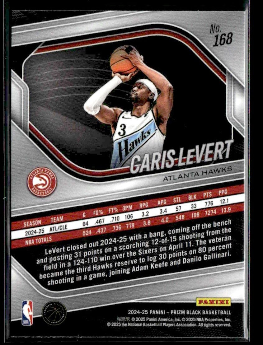 2024-25 Panini Prizm Black #168 Chris LeVert