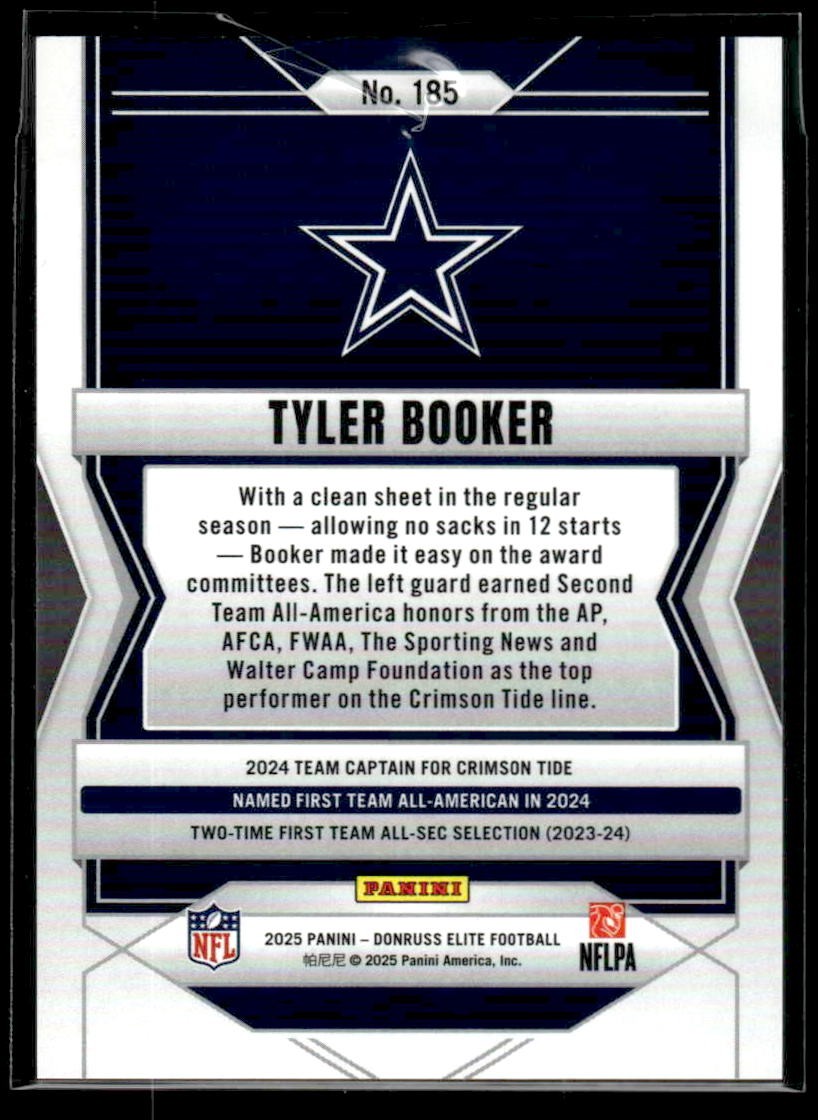 2025 Donruss Elite #185 Tyler Booker #/999