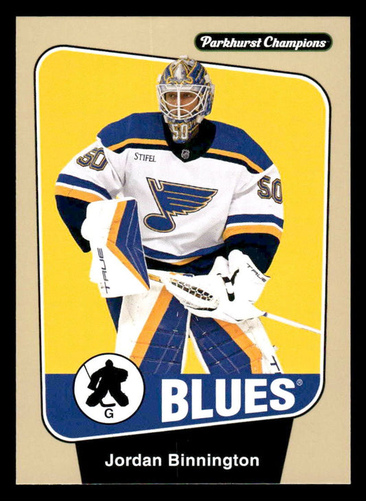 2024-25 Parkhurst Champions #105 Jordan Binnington