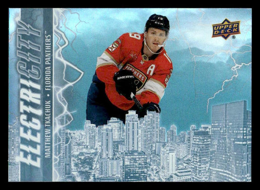 2024-25 Upper Deck #EC-17 Matthew Tkachuk ElectriCity