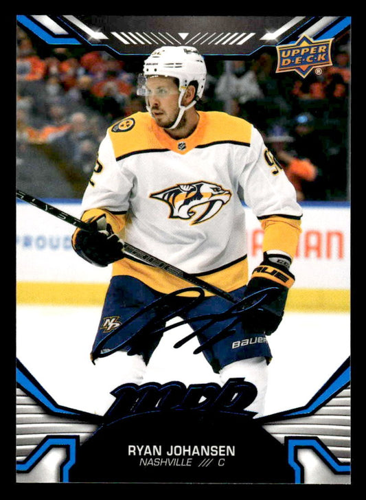 2022-23 Upper Deck MVP #148 Ryan Johansen Blue Script