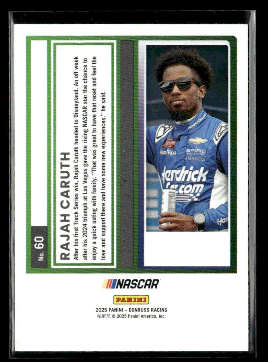 2025 Donruss #60 Rajah Caruth