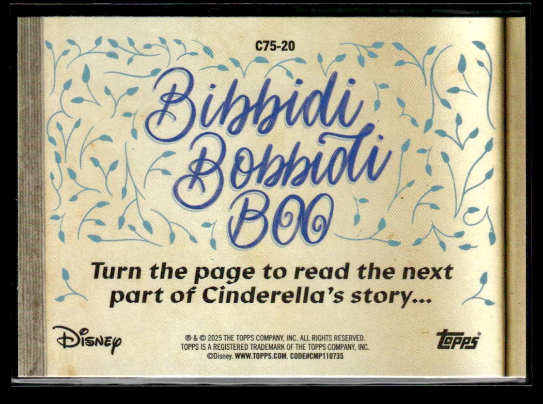 2025 Disney Wonder #C75-20 Grand Duke arrives to test slipper Cinderella 75th