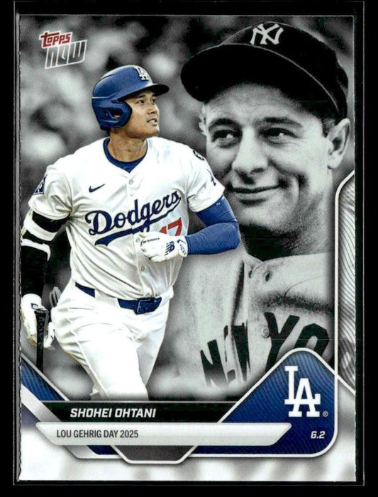2025 Topps Now Lou Gehrig Day: Presented by Sarah Langs #LGD-SO Shohei Ohtani