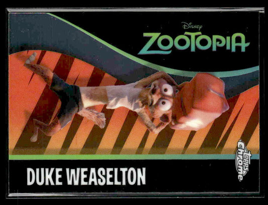 🌟 Duke Weaselton — 2025 Topps Chrome Disney Zootopia #ZI-7 🌟