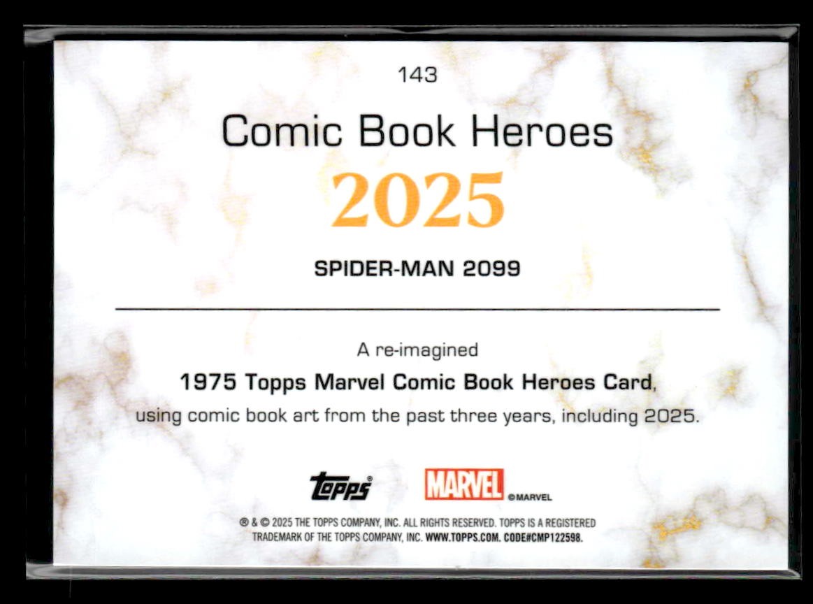 π Spider-Man 2099 β 2025 Topps Marvel 1975 Golden Anniversary #143 π