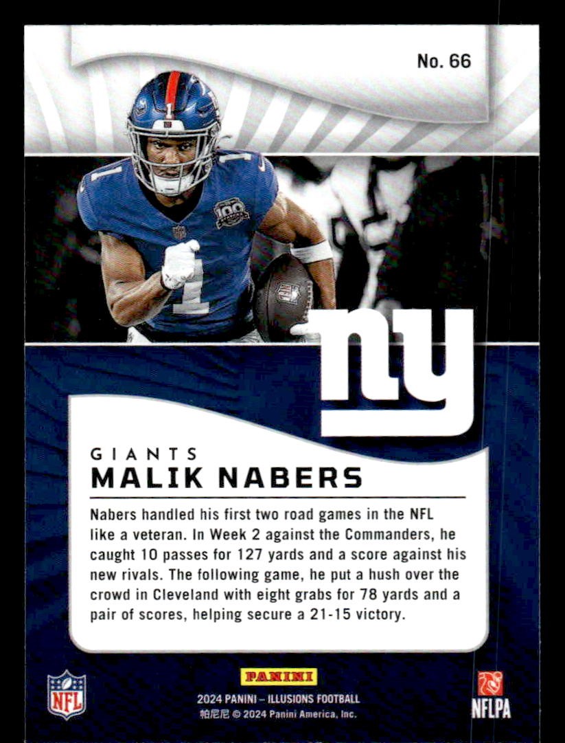 2024 Panini Illusions #66 Malik Nabers