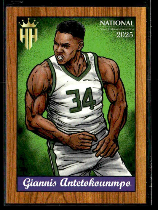 2025 Humongous Hoard #NSCC-5 Giannis Antetokounmpo National Convention