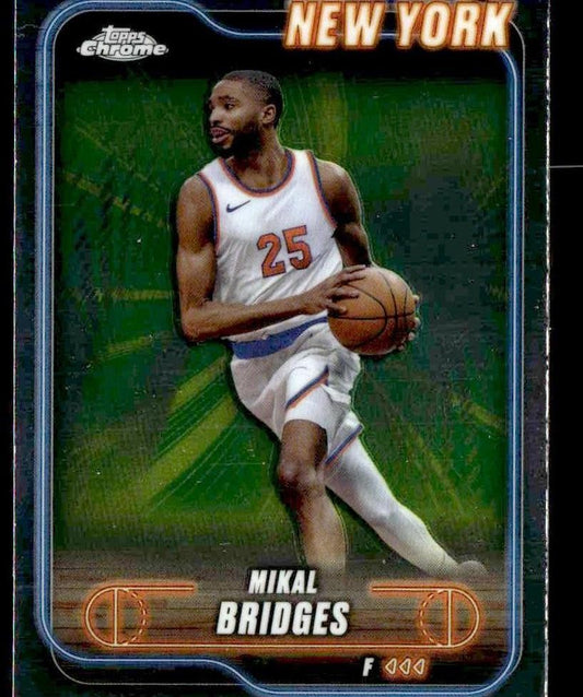 2024-25 Topps Chrome #190 Mikal Bridges