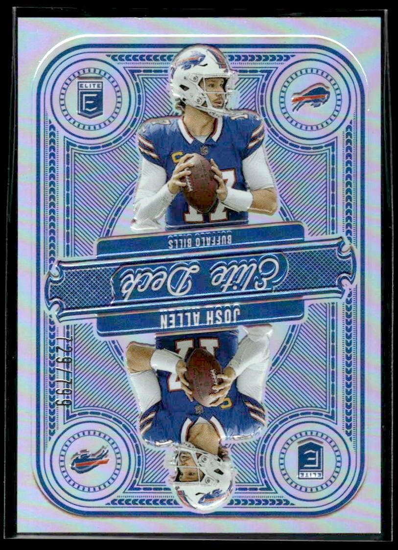 2025 Donruss Elite #10 Josh Allen Elite Deck #/799