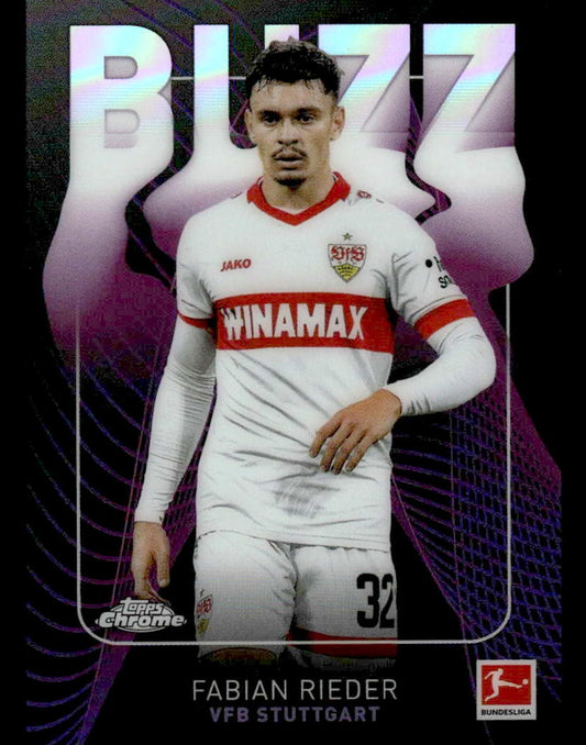 2025 Topps Chrome Bundesliga #BU-8 Fabian Rieder Buzz