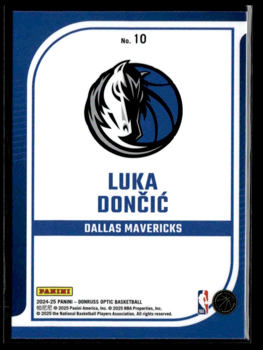 2024-25 Donruss Optic #10 Luka Doncic Elite Dominators