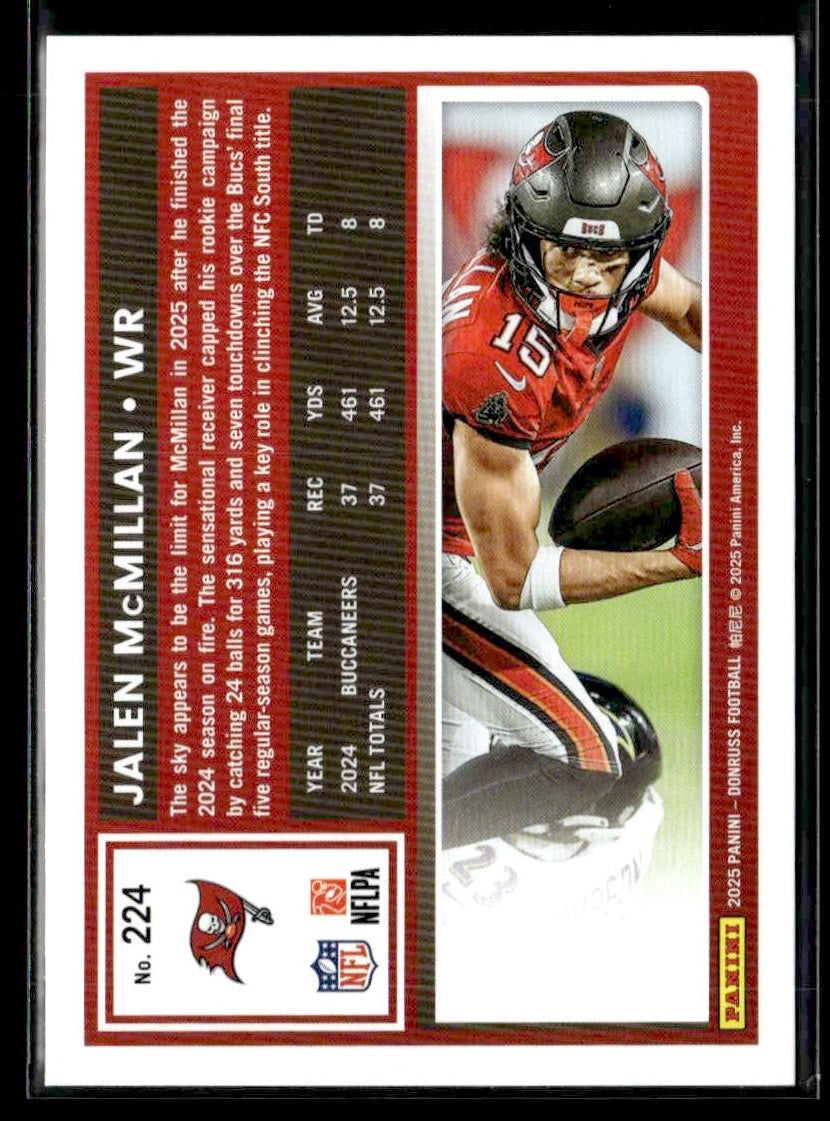 2025 Donruss #224 Jalen McMillan