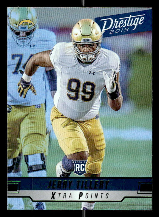 2019 Panini Prestige #203 Jerry Tillery Xtra Points Green