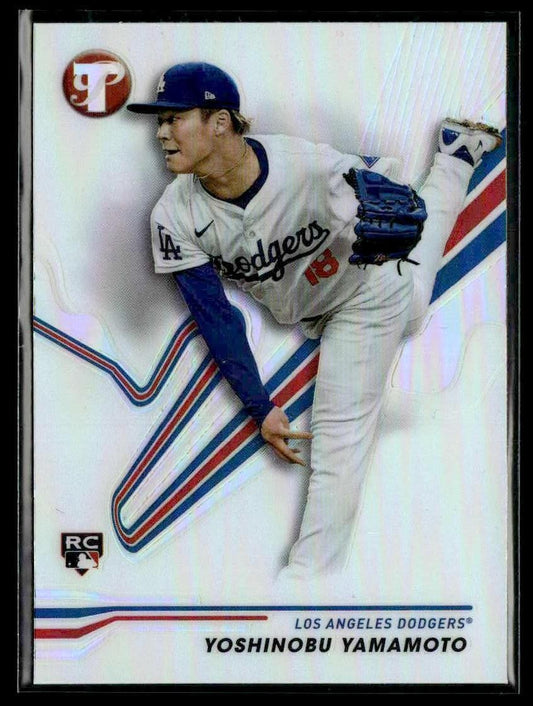 2024 Topps Pristine #117 Yoshinobu Yamamoto Pristine Refractors
