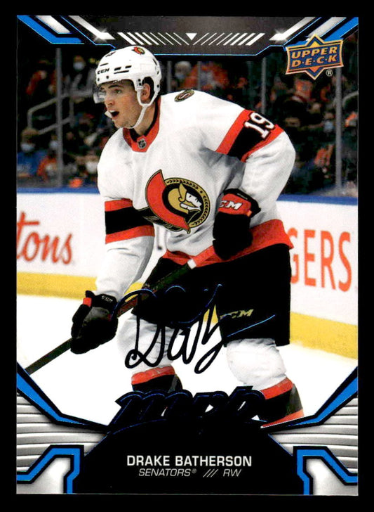 2022-23 Upper Deck MVP #129 Drake Batherson Blue Script