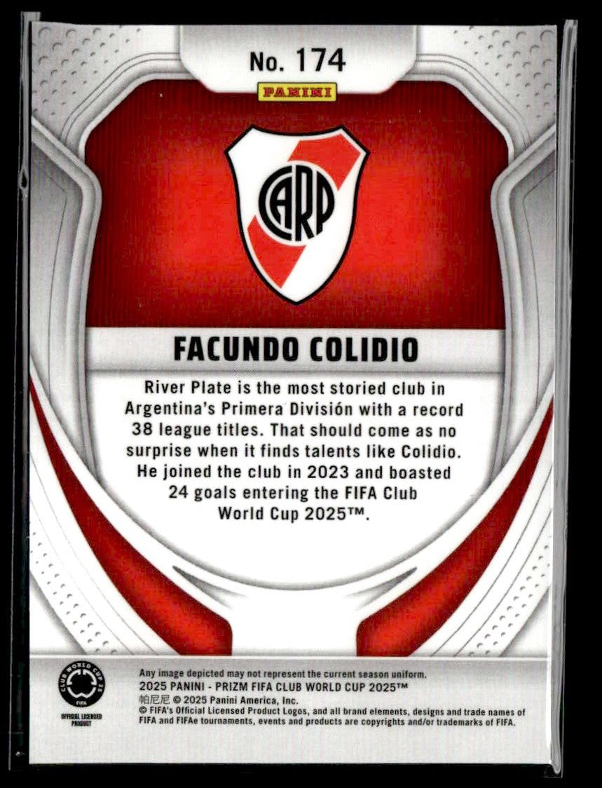 2025 Panini Prizm FIFA Club World Cup #174 Facundo Colidio